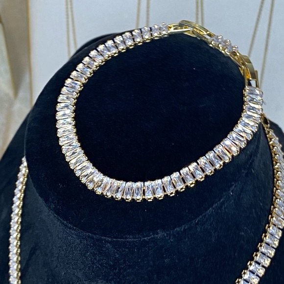 Art Deco Necklace & Bracelet Set. - Picture 4 of 6